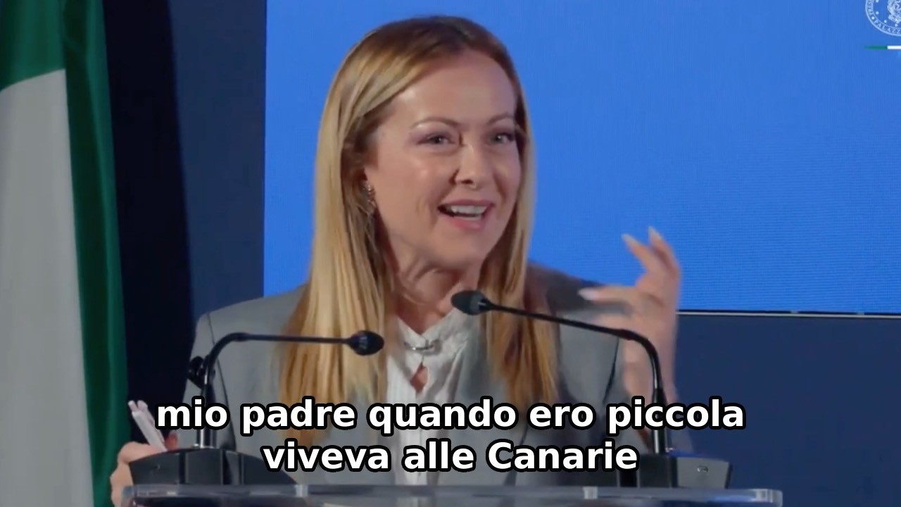 MELONI: “STUDIAVO SPAGNOLO PER MIO PADRE ALLE CANARIE E INGLESE PER COMPRENDERE MICHAEL JACKSON”
