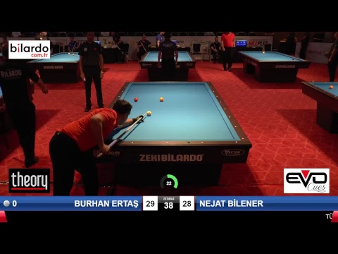 BURHAN ERTAŞ & NEJAT BİLENER Bilardo Maçı - 2018 ERKEKLER 2.ETAP-2.Ön Ön Eleme