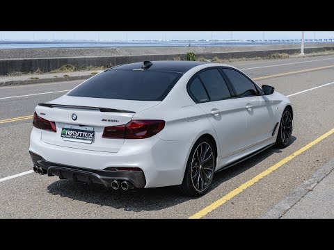 2018 BMW 5-Series M550i xDrive Sedan AWD w/ ARMYTRIX Cat-Back Exhaust - Revs & Accelerations!