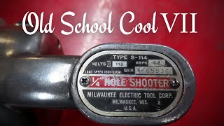 Milwaukee S-114 1/4" Hole Shooter - Vintage 1940s Power Tool Rebuild and Restoration