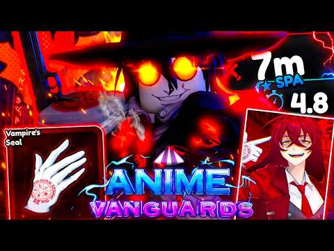 Getting The VANGUARD Familiar On The 0.004% Monarch Alucard In Anime Vanguards!