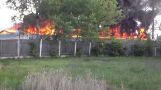 preview picture of video 'Пожар в Кавалерово.  1.06.2014'