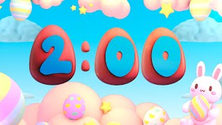 Hoppy Easter Egg Hunt: 2 Minute Countdown Timer with Adorable Bunny