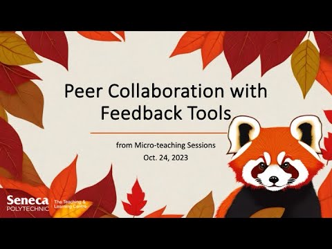 Peer Collaboration with Feedback Tools