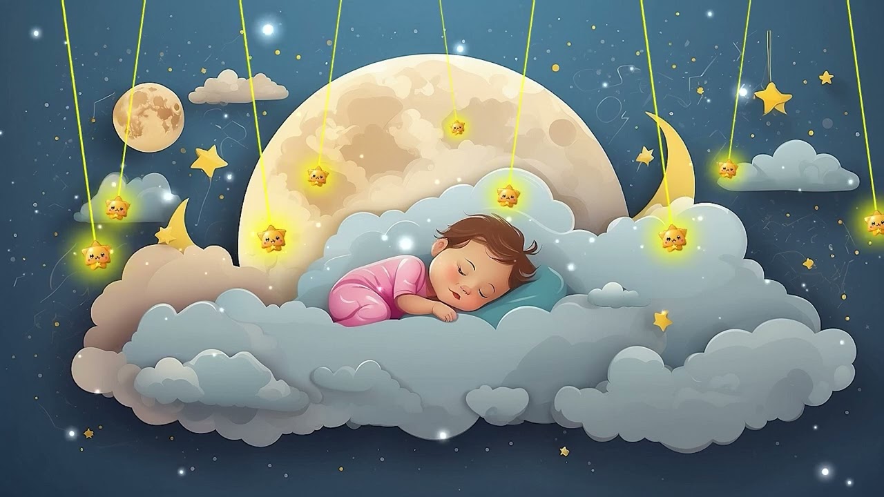 赤ちゃん 寝る ♫必ず２分以内に眠れる睡眠音楽 ♫♫ 睡眠 音楽 ♫♫ 眠くなる曲+寝息の音 lullaby music breathing & music box baby sleeping