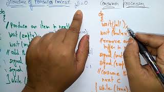 Bounded buffer Problem | Using Semaphore | OS | Lec-58 | Bhanu Priya