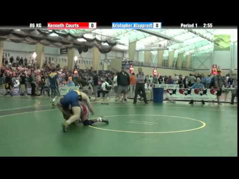 86 KG Kenneth Courts vs  Kristopher Klapprodt