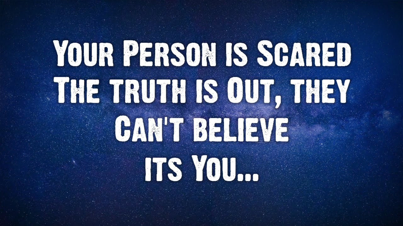 Angels say The person you're thinking of is afraid because the truth is out... God Message Today