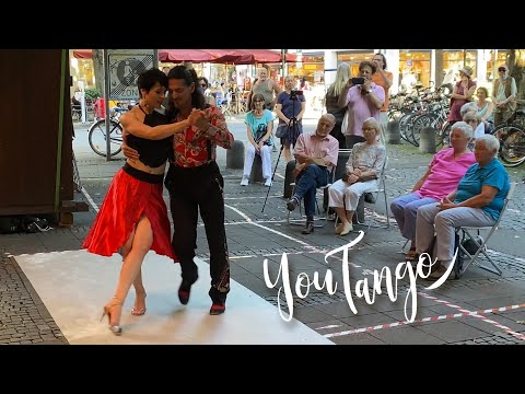 Street Tango in Munich – Fabián y Michaela – "Milonga del Angel"