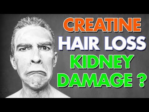 Myth Creatine: Creatine causes testosterone increase, hair loss and kidney damage