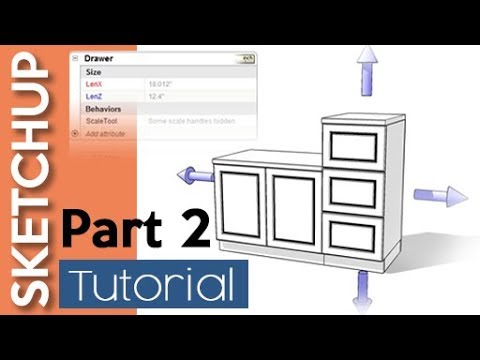 Sketchup DYNAMIC COMPONENTS Kitchen 2/2