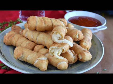 ❤ Tequeños o dedos de queso caseros IRRESISTIBLES !!!