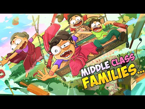 Indian Middle Class families | Fights & Drama | HardToonz