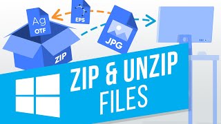 How to Zip Files and Folders on Windows 10 | Open Zip Files in Windows 10 without WinZip