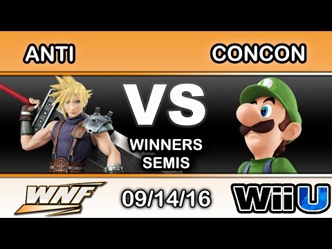 WNF 3.7 - IMT | ANTi (Cloud) Vs. SCB | Mr. ConCon (Luigi) Winners Semis - Smash Wii U