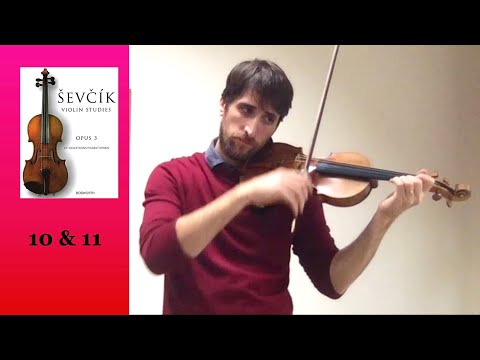 Sevcik op.3 var.10 & 11