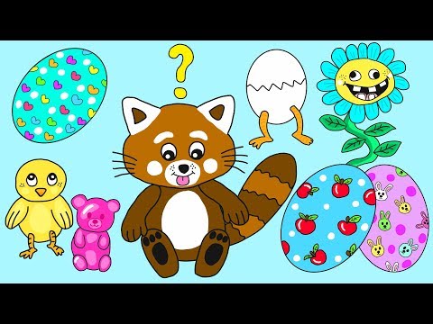 Pukkins firar påsk och letar efter påskägg - Tecknad film