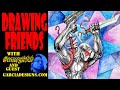 007 Drawing Friends With Omerglitch Art Stream