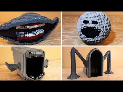 LEGO The Moon that wakes up VS The Bloop VS El Gran Maja VS Sea Eater