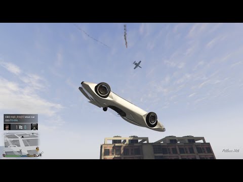 GTA 5 ONLINE: SCRAMJET VS B11 STRIKEFORCE COMBAT | F4D