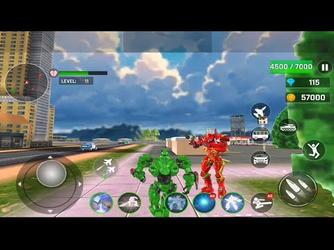 Army Tank Robot Car Transformers Games - Car Game Android Gameplay