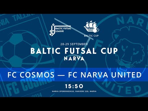 Baltic Futsal Cup. FC Cosmos - Narva United. Прямая трансляция РУС