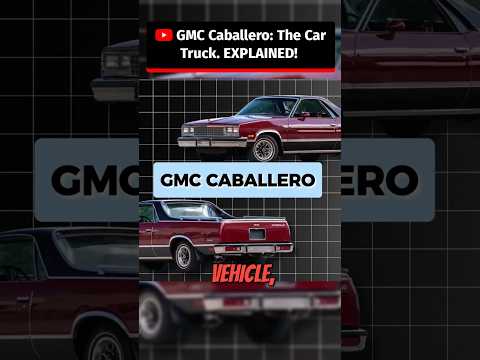 Thumbnail for Re-Discover the GMC Caballero: The Forgotten Coupe Utility! #shorts by Chevrolet, Coupe, video, Car, Vehicle, Truck, vide, Coupe utility, General Motors