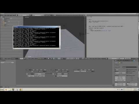 [HD] Blender 2.6 Game Engine Python Scripting Tutorial - Basic Movement (Part 02)