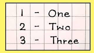 Number Names 1 to 10 | 123 | Number names  | Number spelling | Learn Numbers | Numbers 1 to 10