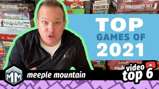 Boardgame Brody's Top 6 Board Games of 2021