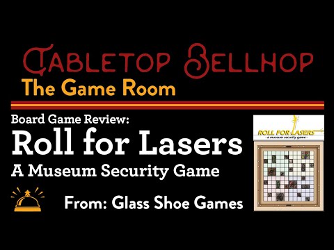 Roll For Lasers, a laser bouncing roll and write game, BOARD GAME REVIEW