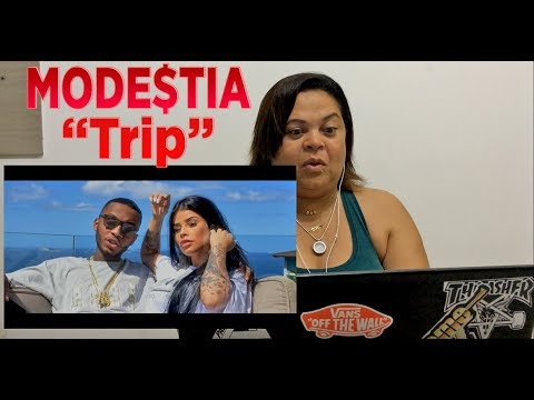 MINHA MÃE REAGINDO À "MODE$TIA - Trip [ Official Video ] (Prod. Da77ass & Kizzy)"