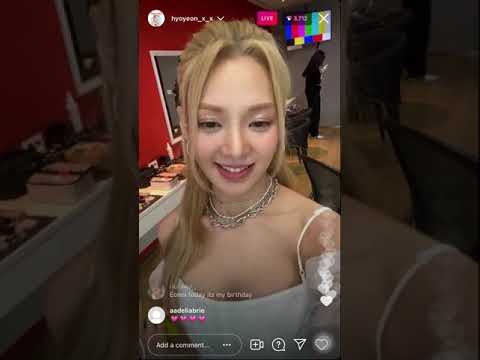 Hyoyeon instagram live 14/08/21 | talk about second challenge with S.H.Y.T