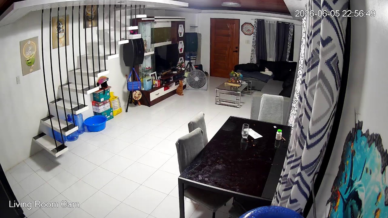 Live webcam view of Maria's Living Room Cam