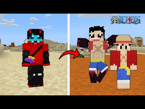 PepeSan TV -  I became LUFFY of Onepiece in Minecraft PE!!  ft.  SheyyynPlayz