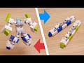 Mini LEGO Subway Line 1 and Line 2 combiner transformer robot Subway One-Two!