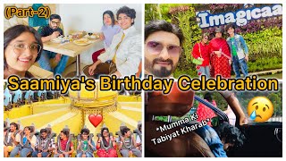 Saamiya's Birthday Vlog🎂Part-2✨Fun Rides In Imagicaa🎢#zidaanshahidaly #familyvlog #saamiyashahidaly