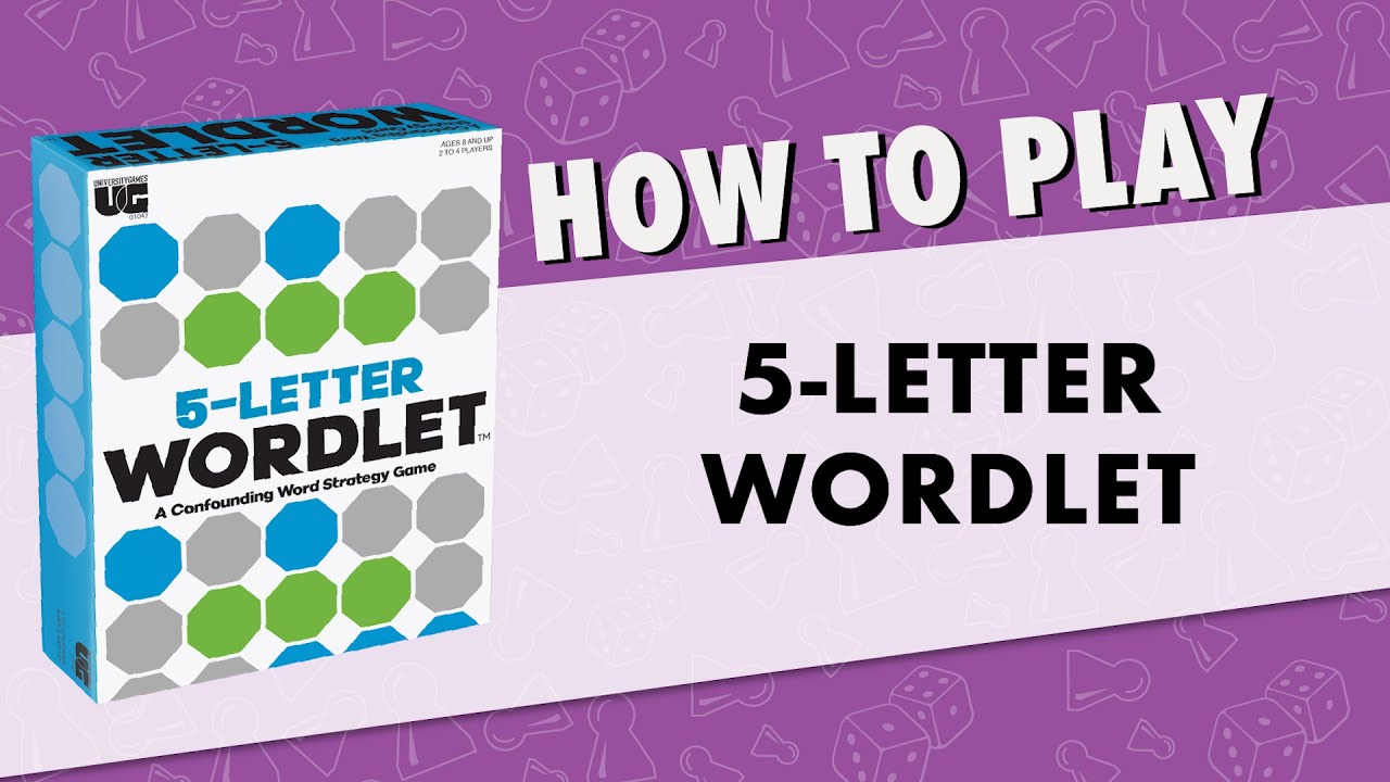5-Letter Wordlet Strategy Game [Toys]