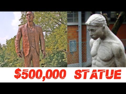 TUPAC SHAKUR $500,000 STATUE WILL REPLACE THE OLD ONE, EXPLORATION OF OLD STATUE