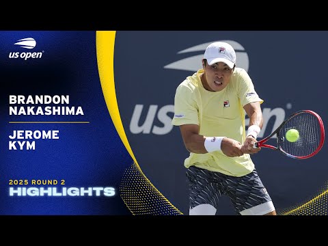Brandon Nakashima vs. Jerome Kym Highlights | 2025 US Open Round 2