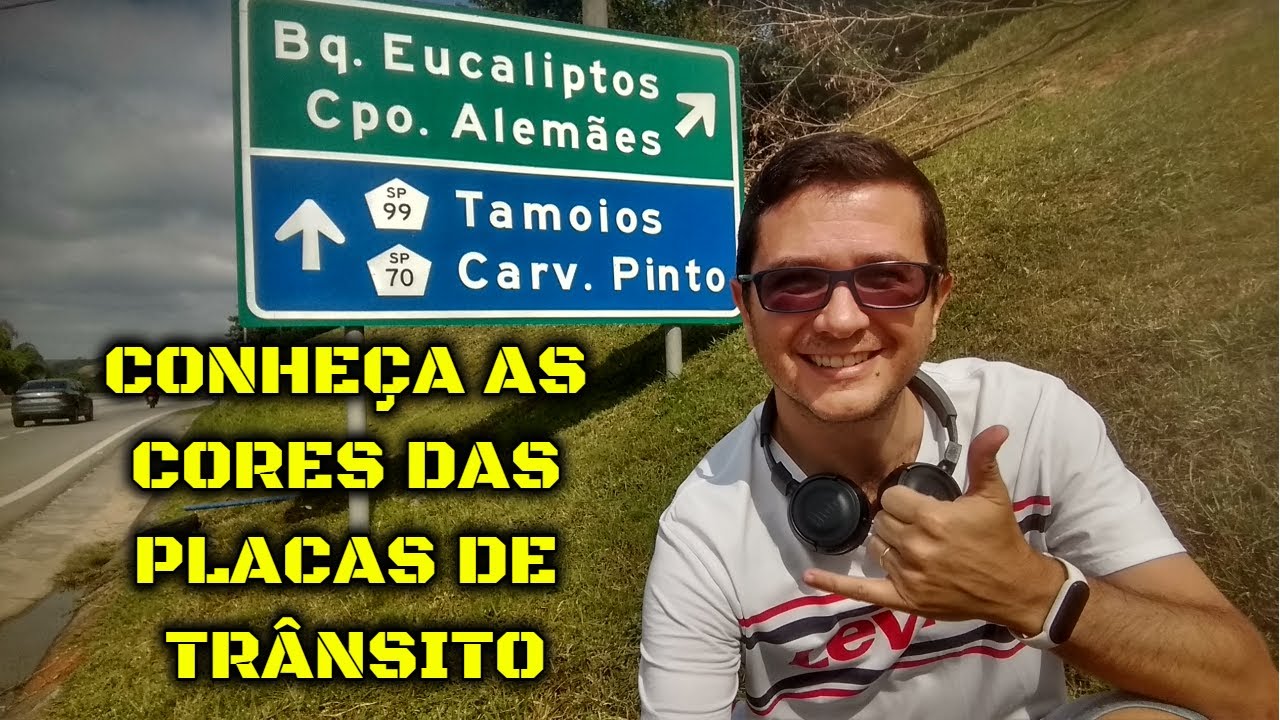 # CONHEÇA AS CORES DAS PLACAS DE TRÂNSITO