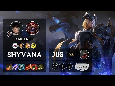 Shyvana Jungle vs Graves - KR Challenger Patch 10.8