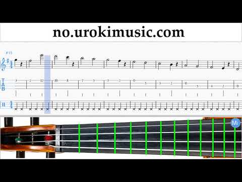 Fiolin Kurs The Pink Panther - Theme Song Trening Studie Del 1 øvelser um-i935