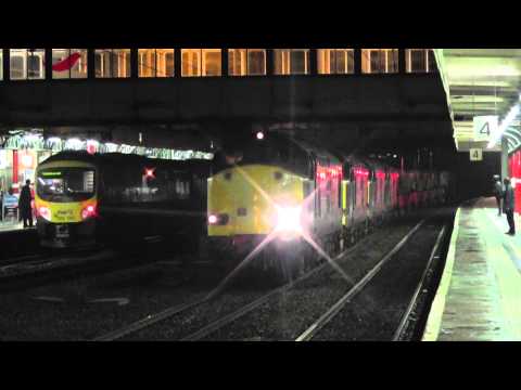 37605/37259 with 37688/37218 DIT 6K73 Sellafield - Crewe flasks 11th November 2013