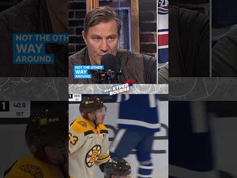 Nick Kypreos no Maple Leafs não respondendo ao hit de Brad Marchand 🍁