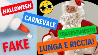 Come Fare Da Soli Una Barba Finta Folta Lunga e Riccia Per Travestimento