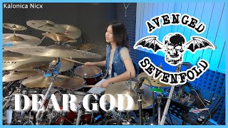 Download lagu Dear God - Avenged Sevenfold || Drum Cover by KALONICA NICX mp3 Download lagu Dear God - Avenged Sevenfold || Drum Cover by KALONICA NICX mp3