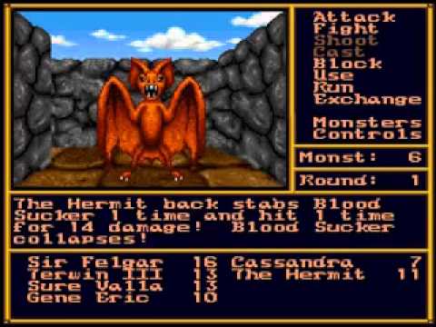 Might and Magic II : Gates to Another World Super Nintendo