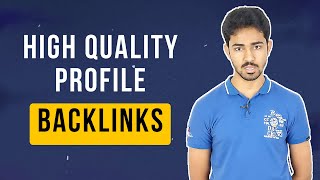 28. Profile Backlinks: How to Build High Quality Profile Backlinks | Urdu/Hindi