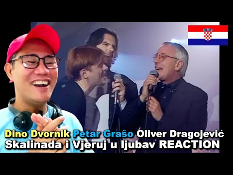 Oliver Dragojević x Dino Dvornik x Petar Grašo - Skalinada i Vjeruj u ljubav REACTION